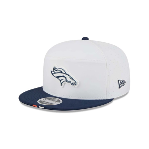 Denver Broncos New Era 2025 Training Camp 9Fifty Adjustable Hat One Size White