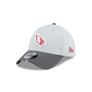 Arizona Cardinals New Era 2025 Training Camp 39Thirty Flexfit Hat S/M Dark Grey Heather