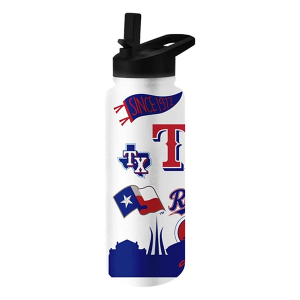 Logo Brands Texas Rangers 34oz. Native Quencher Bottle