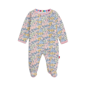 Girls' Magnetic Me Chelsea Ruffle W/ Ruffles Footie Pajamas Baby 3/6 mo. Multi