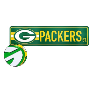 Rico Industries Green Bay Packers Acrylic Street Sign