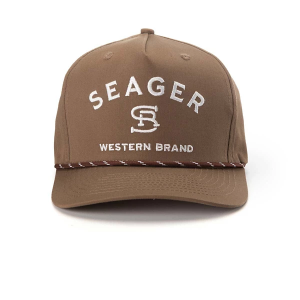 Men's Seager Co. Branded Snapback Hat One Size Brown