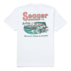 Men's Seager Co. Drifting The West T-Shirt Medium White