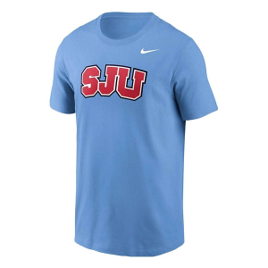 St. John's Johnnies Nike Logo T-Shirt Small Blue