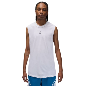 Men's Jordan Sport Dri-FIT Crew Neck Tank Top 2XLarge White/Black