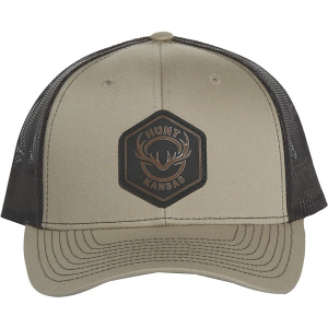 Men's Park Bench Apparel Kansas Hunt Snapback Hat One Size Khaki Coffee