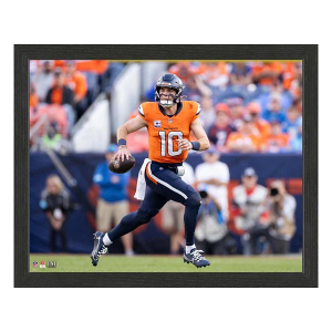 Highland Mint Denver Broncos Bo Nix Scrambling Sport Frame