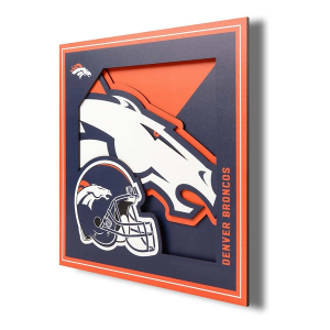 You The Fan Denver Broncos Logo Wall Sign