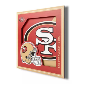 YouTheFan San Francisco 49ers 12"x12" Logo Wall Sign