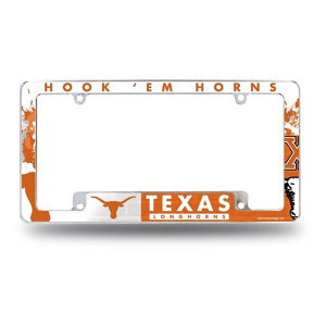 Rico Industries Texas Longhorns All Over License Plate Frame