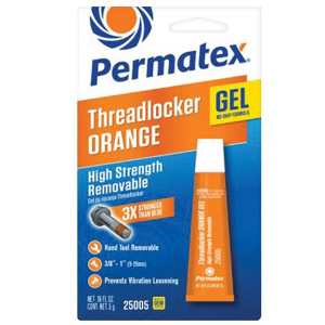 Permatex Threadlocker Orange Gel