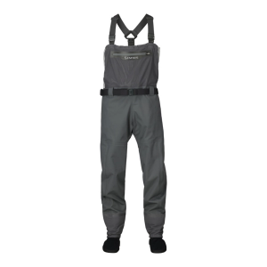 Men's Simms Men's Flyweight Packable Stockingfoot Waders Adult 12-13 Cinder