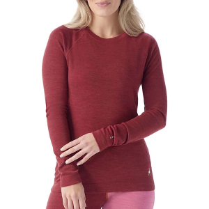 Women's Smartwool Merino Base Long Sleeve Base Layer Large Currant Heather