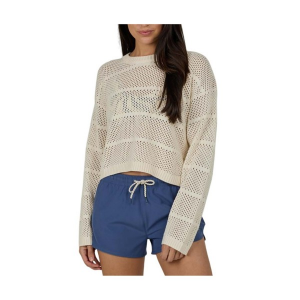 Women's Salty Crew Pullover Sweater Neptune Medium Off White