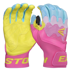 Men's Easton Walk-Off Ethos Pool Party Baseball Batting Gloves Pool Party Large