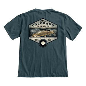 Men's Blue 84 Colorado Adventure Trout T-Shirt 3XLarge Teal
