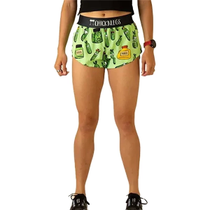 Women's ChicknLegs Split Shorts Small Pickles
