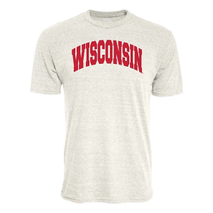 Wisconsin Badgers Blue 84 Archie T-Shirt 3XLarge Oatmeal