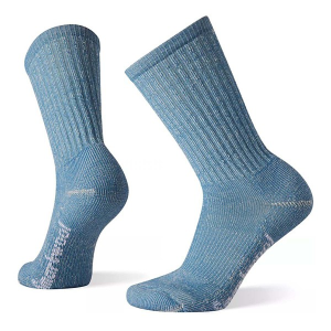Women's Smartwool Light Cushion Classic Edition Crew Hiking Socks Small Mist Blue Singles