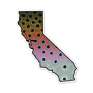 Casey Underwood Artwork California Rainbow Trout Decal
