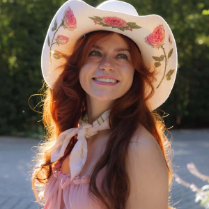 Women's Wild As Heck The Seraphina Western Cowboy Hat Small Crm