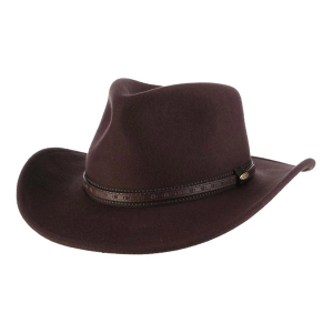 Men's Dorfman-Pacific San Antonio Cowboy Hat XLarge Chocolate