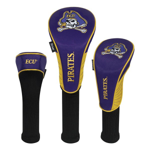 Team Effort East Carolina Pirates 3 Pack Headcovers
