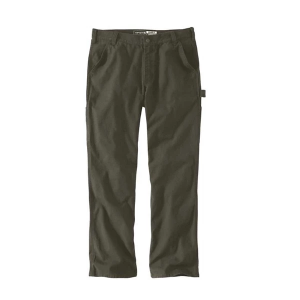 Men's Carhartt Rugged Flex Relaxed Fit Duck Utility Utility Pants 34 Moss