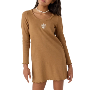 Girls' O'Neill Robbie Dress Medium Tobacco Brown