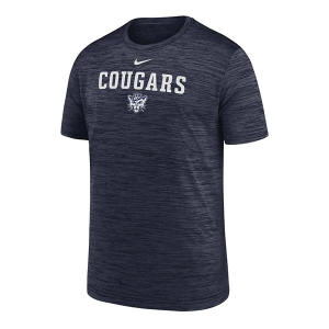 BYU Cougars Nike Sideline Velocity Kids' T-Shirt Medium Navy