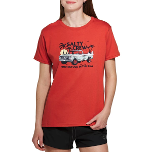 Women's Salty Crew Tail Gate Boyfriend T-Shirt XLarge Hot Sauce