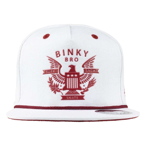 Kids' Binky Bro Americana Snapback Hat White