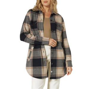 Women's 7 Diamonds Generation Long Sleeve Shacket XSmall Navy