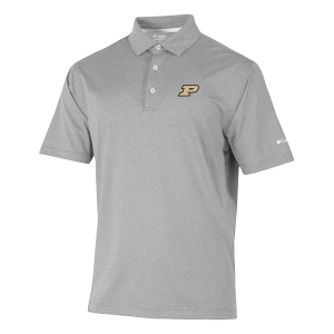 Purdue Boilermakers Columbia Sand Tee Polo XLarge Cool Grey