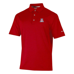 Arizona Wildcats Columbia Sand Tee Polo 2XLarge Intense Red