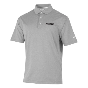 Missouri Tigers Columbia Sand Tee Alternate Logo Polo Small Cool Grey