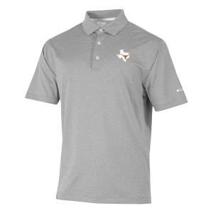 Texas Longhorns Columbia Sand Tee Alternate Logo Polo 2XLarge Cool Grey