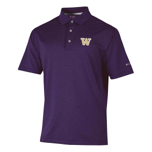 Washington Huskies Columbia Sand Tee Polo XLarge Purple