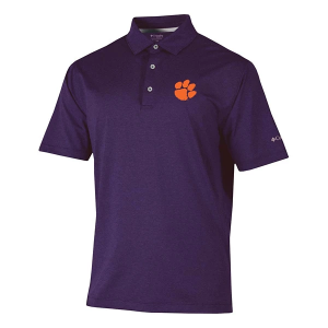 Clemson Tigers Columbia Sand Tee Polo XLarge Purple