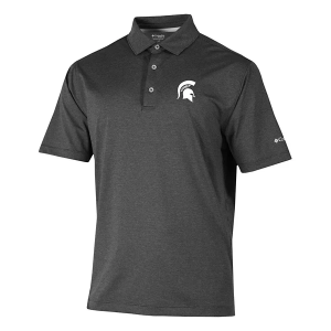 Michigan State Spartans Columbia Sand Tee Polo Large Black
