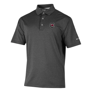 South Carolina Gamecocks Columbia Sand Tee Polo Large Black