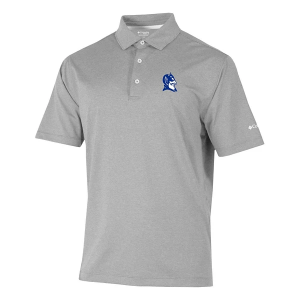 Duke Blue Devils Columbia Sand Tee Polo 2XLarge Cool Grey