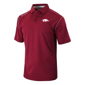 Arkansas Razorbacks Columbia Shotgun Polo 2XLarge Beet