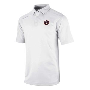 Auburn Tigers Columbia Shotgun Decorated Polo XLarge White