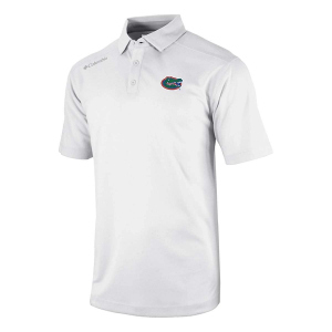 Florida Gators Columbia Shotgun Decorated Polo Medium White