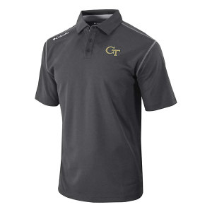 Georgia Tech Yellow Jackets Columbia Shotgun Polo XLarge Forged Iron