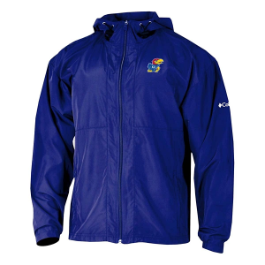 Columbia Kansas Jayhawks The Prodigy Full Zip Windbreaker Jacket
