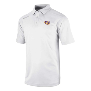 LSU Tigers Columbia Shotgun Alternate Logo Polo Medium White