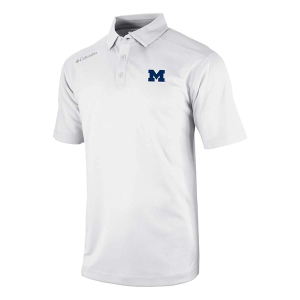 Michigan Wolverines Columbia Shotgun Polo 2XLarge White