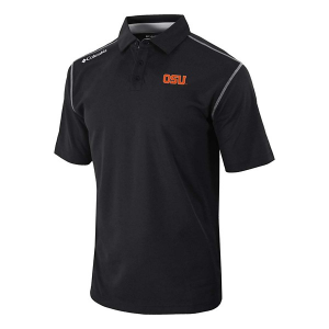 Oregon State Beavers Columbia Shotgun Alternate Logo Polo Medium Black